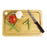 Tabla para Picar Rectangular Yunuen 30 x 20 cm, madera, para alimentos